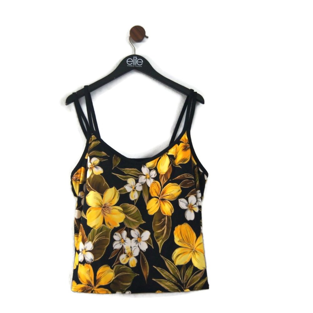 White Stag Woman Tankini Swimwear Size 3X 22W-24W Floral One Piece